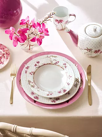 PIP STUDIO | Assiette à soupe 21,5cm JOLIE DOTS Or/Rose | 